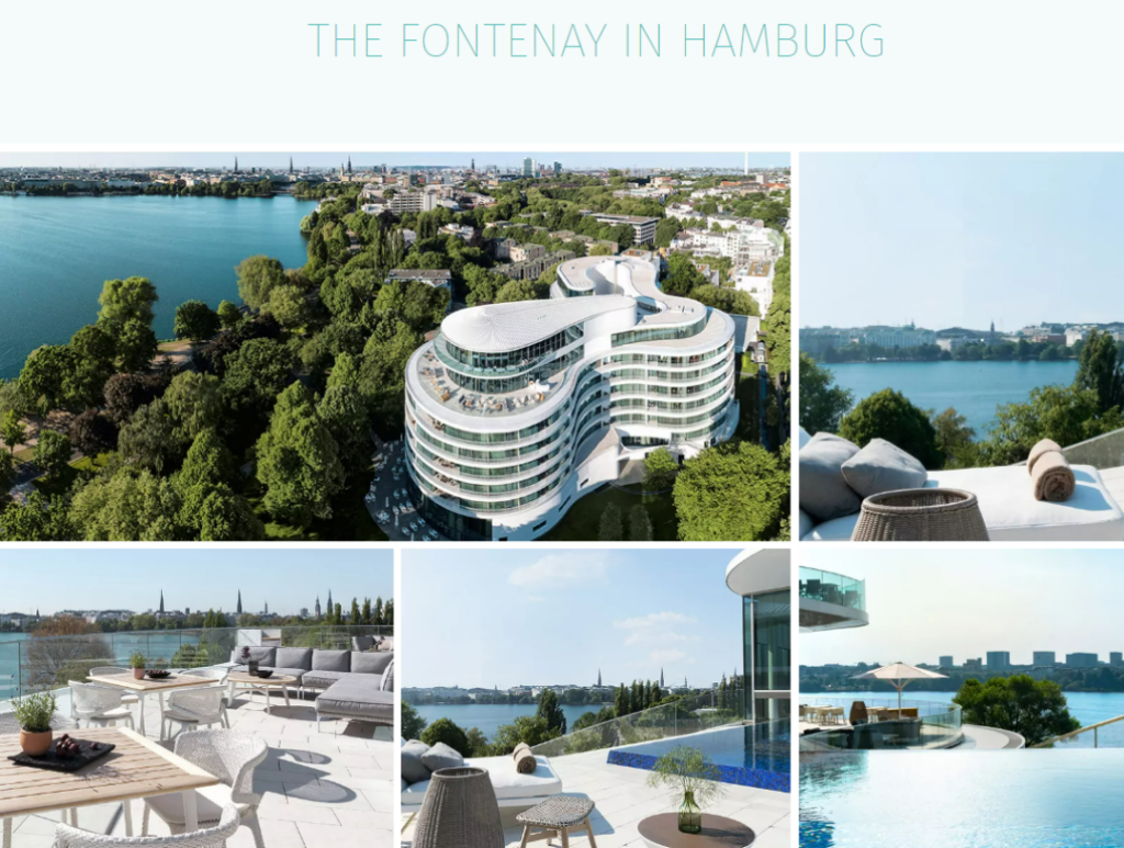 Kühne Pool und Wellness AG The Fontenay in Hamburg Pool