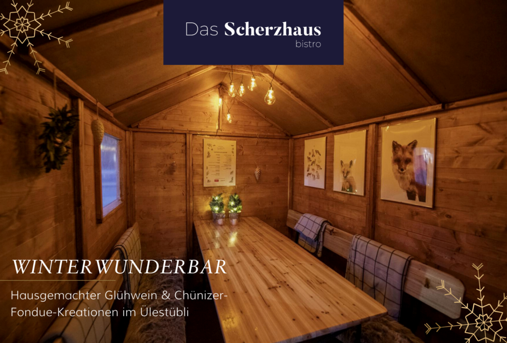 Das Scherzhaus Bistro Newsletter Winterwunderbar