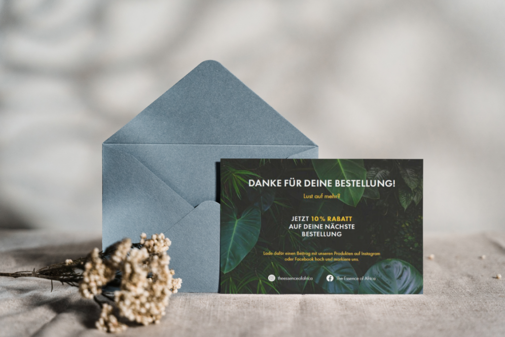 The Essence of Africa Dankeskarte